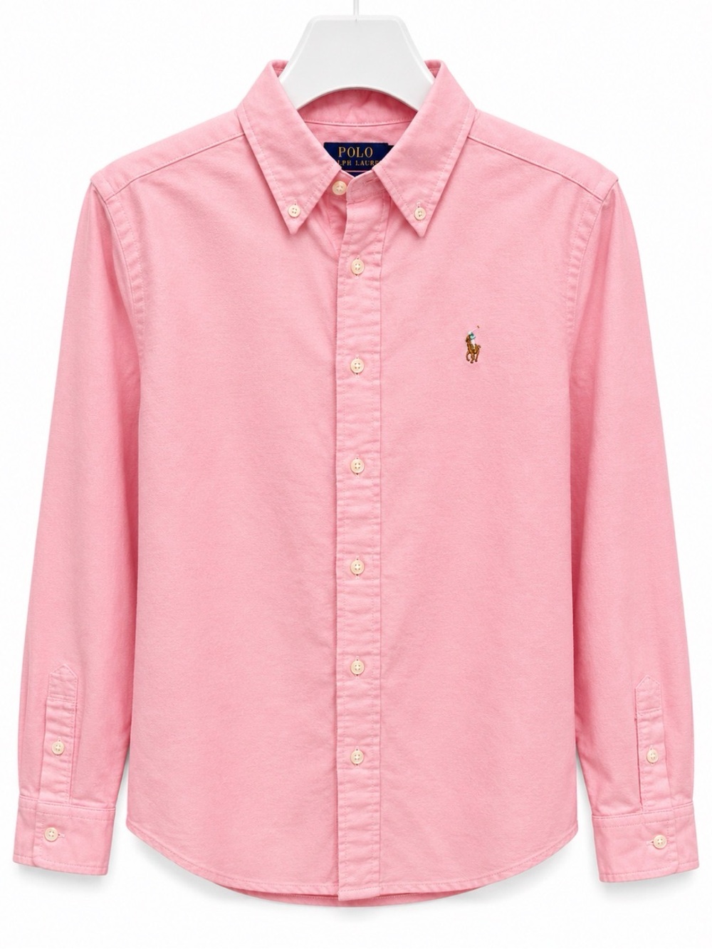 Polo Ralph Lauren button down shirt size 10/12 pink for boys